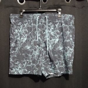 Men's Swim Trunks - Black and Blue